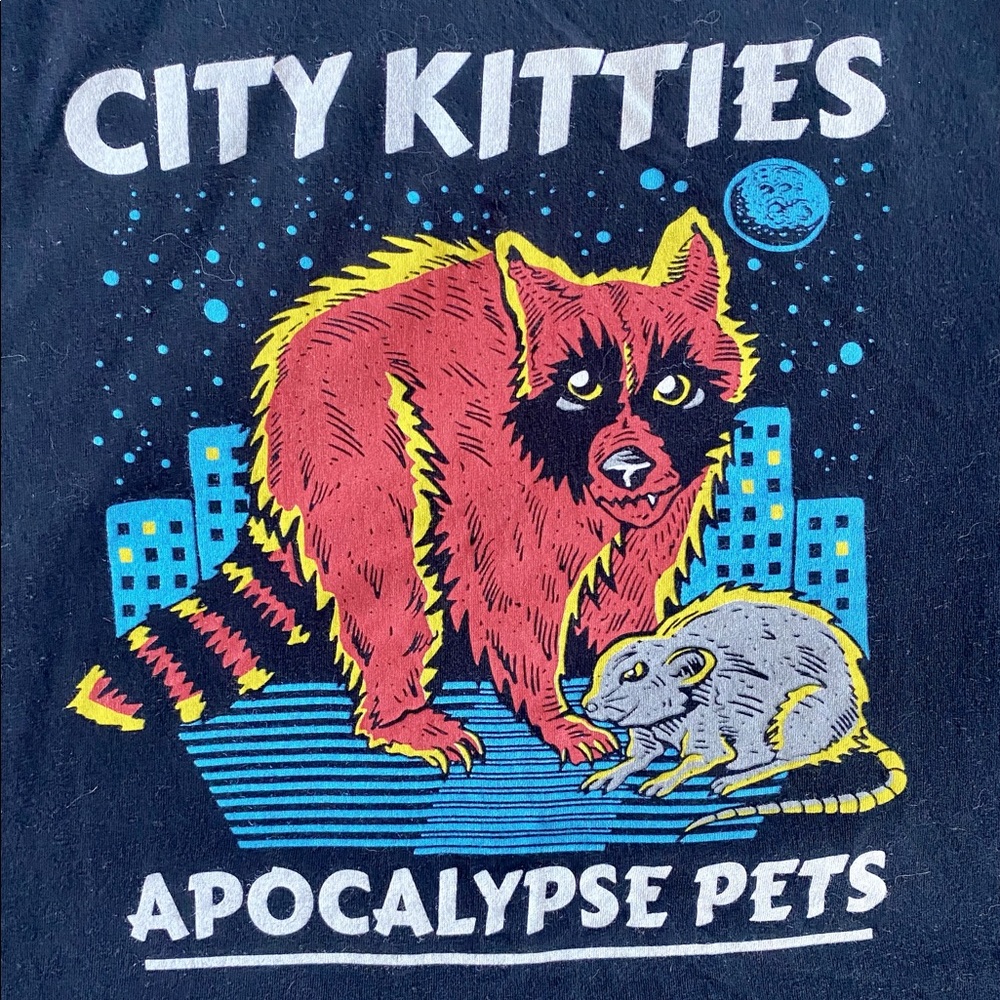 Wicked Clothes brand “city kitties apocalypse pets”